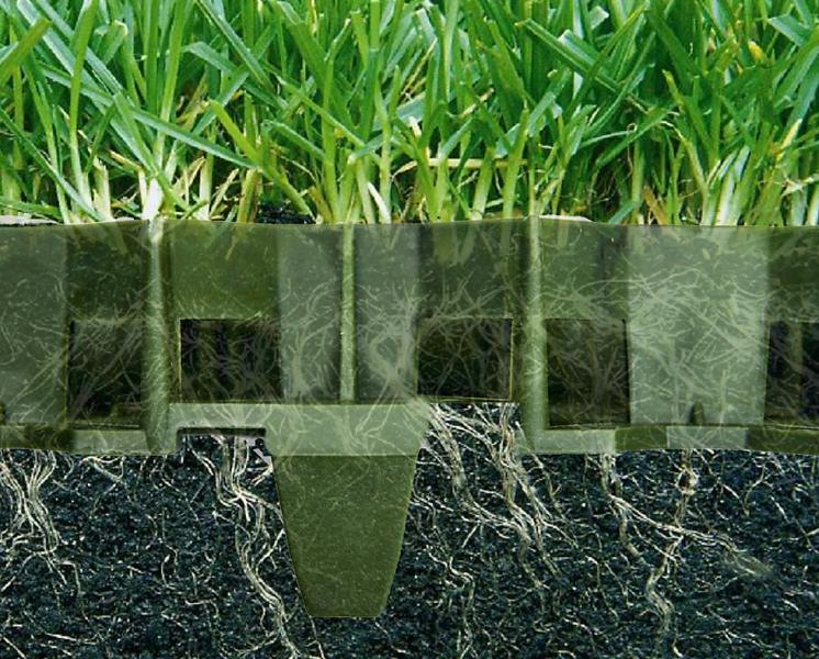 Votec gr&aelig;sarmeringsflise 492x492x40mm. PP/PE. - Gr&oslash;n