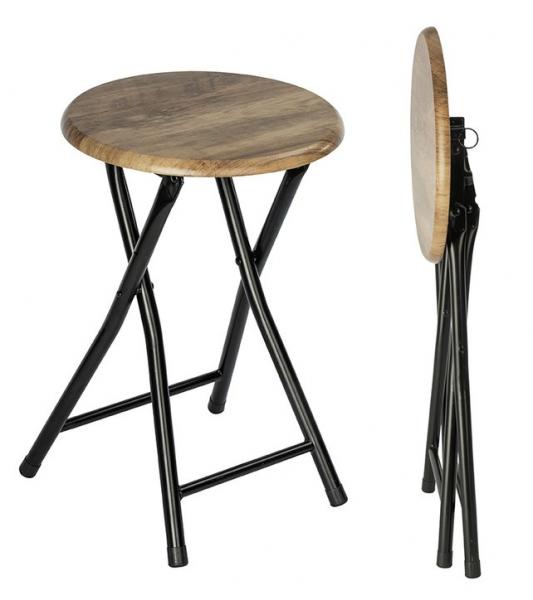 Wenko Forio skammel - Sort/Rustik Wenko Forio skammel - Sort/Rustik