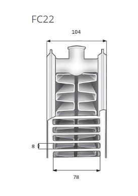 Purmo Plan Compact FC22-600-500 mm - 8 kvm Purmo Plan Compact FC22-600-500 mm - 8 kvm
