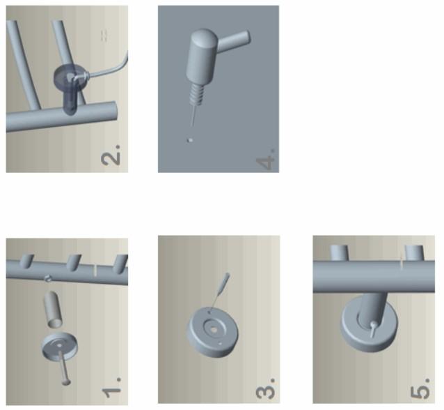 TVS Eldo 1 h&aring;ndkl&aelig;det&oslash;rrer m/timer - Sort
