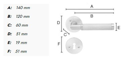 Beslagsboden Design indendørs dørhåndtag m/crystal cut - Børstet messing PVD - Sæt á 4 stk Beslagsboden Design indendørs dørhåndtag m/crystal cut - Børstet messing PVD - Sæt á 4 stk
