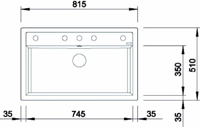 Blanco Dalago 8 MX k&oslash;kkenvask - Antracit