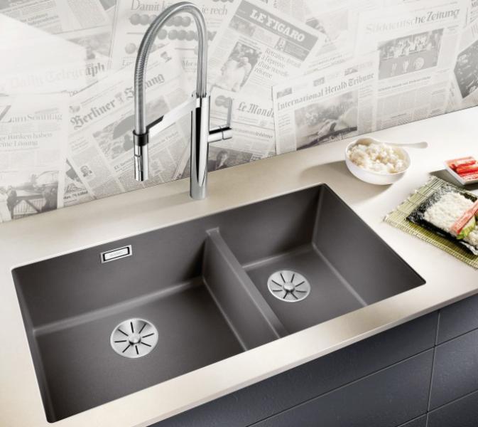 Blanco Subline 480/320-U k&oslash;kkenvask - Antracit
