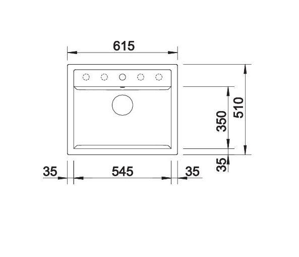Blanco Dalago 6 MX K&oslash;kkenvask - Vulkangr&aring;