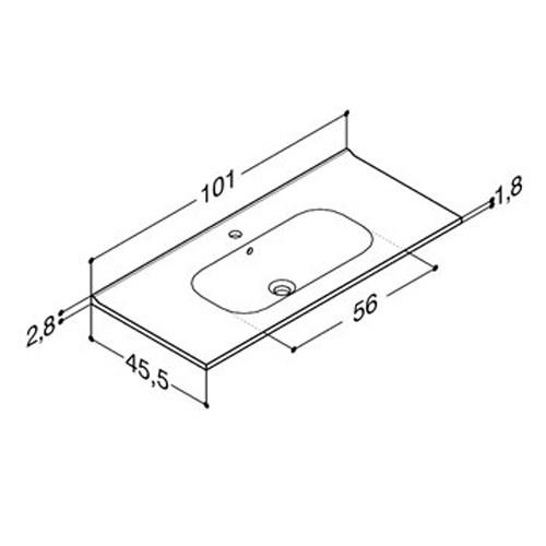 Dansani Kantate 100 m&oslash;belvask - 1 hanehul