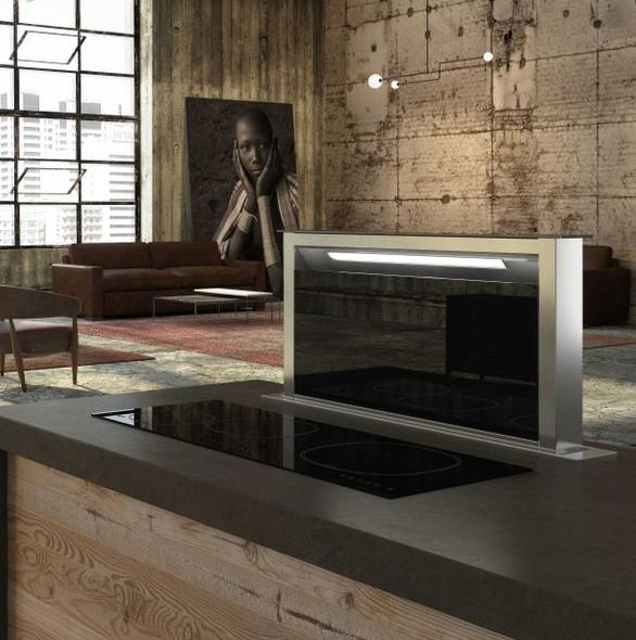 Eico Fabula N PLUS indbygget emh&aelig;tte t/ bordplade - Rustfrit st&aring;l