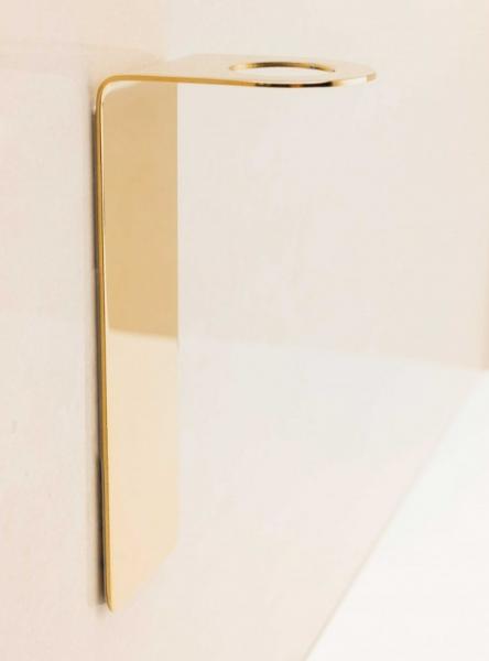 Lavabo Luna holder til sæbedispenser - Poleret messing Lavabo Luna holder til sæbedispenser - Poleret messing