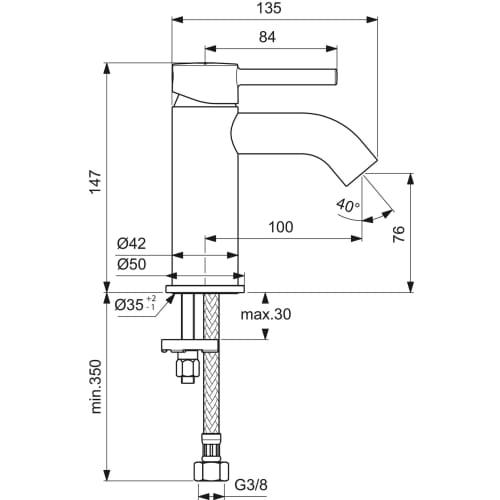 Duravit Me by Starck Compact toilets&aelig;de m/SoftClose - Mat hvid