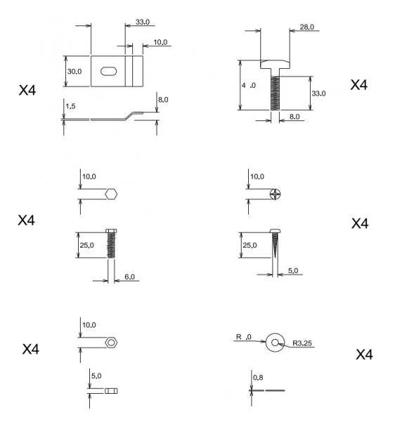 GSI beslag til underlimning af h&aring;ndvaske