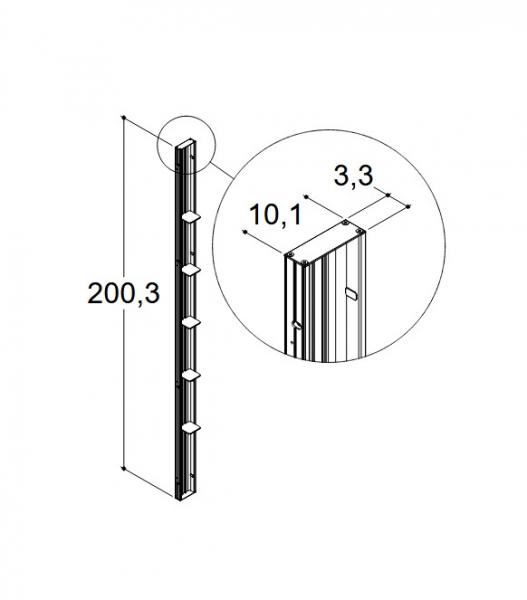 Dansani Tower brusereol til Match A/B/E - Satin - Ny model Dansani Tower brusereol til Match A/B/E - Satin - Ny model