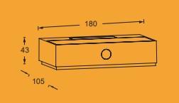 Lutec Fadi Solar udend&oslash;rs v&aelig;glampe m/solceller og sensor - Mat sort