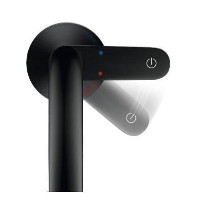 Hansgrohe AXOR One Select 170 h&aring;ndvaskarmatur m/push-open bundventil - Mat sort