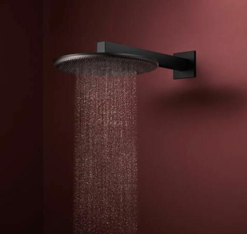 HG Raindance Alive S Hovedbruser 300 2jet EcoSmart med bruserb&oslash;jning - Mat sort