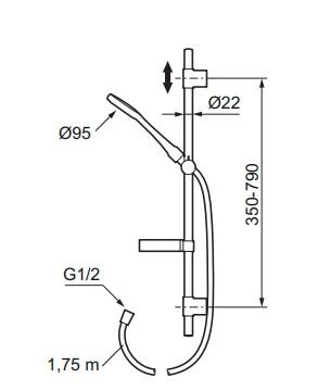 Mora Cera S5 komplet brusers&aelig;t - Krom