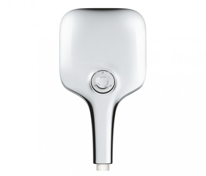 Grohe Rainshower SmartActive 130 Cube brusestangss&aelig;t - Krom