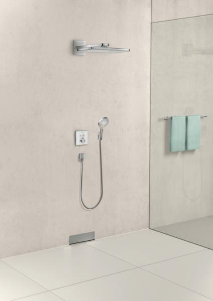 Hansgrohe FixFit Square slangeudtag - B&oslash;rstet bronze
