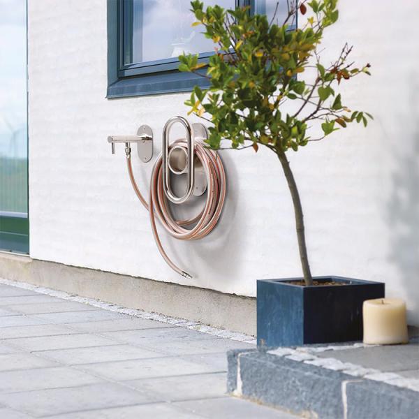 Frostline Duo wall frostfri udendørshane 150-350 mm - Poleret stål Frostline Duo wall frostfri udendørshane 150-350 mm - Poleret stål