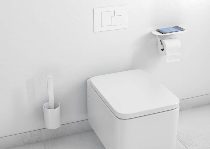 Hansgrohe WallStoris tilbehørssæt t/toilet - Mat hvid Hansgrohe WallStoris tilbehørssæt t/toilet - Mat hvid