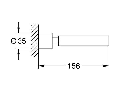 Grohe Atrio holder til sæbeskål - Krom Grohe Atrio holder til sæbeskål - Krom