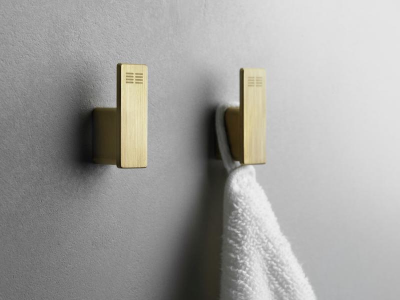 Unidrain ReFrame h&aring;ndkl&aelig;dekrog 2 stk. - Messing