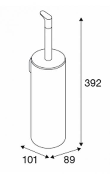 Pressalit Style pakke til badeværelset 2 - Messing/hvid Pressalit Style pakke til badeværelset 2 - Messing/hvid