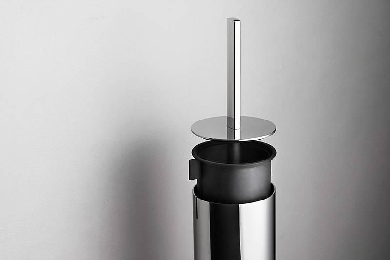 Unidrain ReFrame toiletbørste til væg - Børstet stål Unidrain ReFrame toiletbørste til væg - Børstet stål