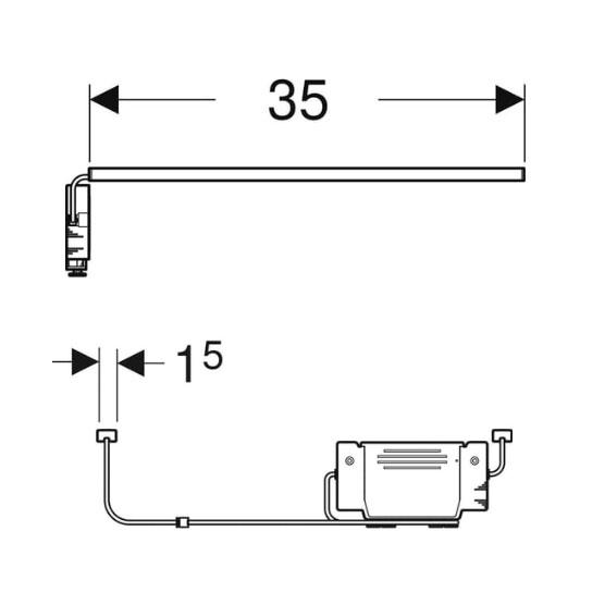 If&ouml; LED-belysning til skuffe