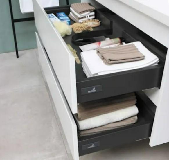 Sanibell Proline m&oslash;bels&aelig;t 100 m/integrerede greb - Mat hvid