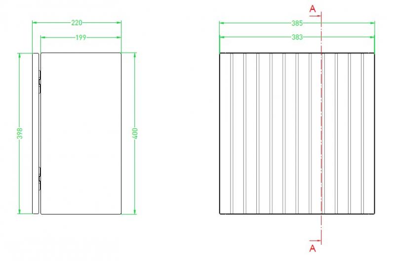 Sanibell Proline 40 underskab m/lameller og l&aring;ge - Urban eg
