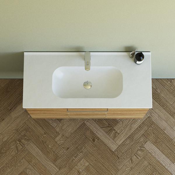 Dansani Mido+ 100 møbelsæt m/Kantate vask - Varm eg Dansani Mido+ 100 møbelsæt m/Kantate vask - Varm eg