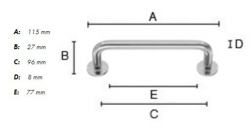 Beslagsboden b&oslash;jlegreb BB627 - Mat sort