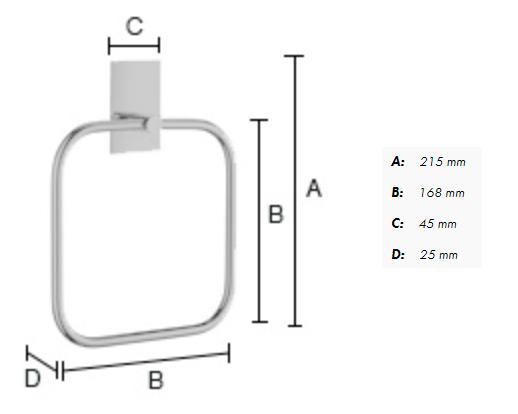 Beslagsboden h&aring;ndkl&aelig;dering, kantet - Selvkl&aelig;bende - Krom