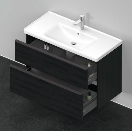 Duravit D-Neo 100 møbelsæt - Sort eg Duravit D-Neo 100 møbelsæt - Sort eg