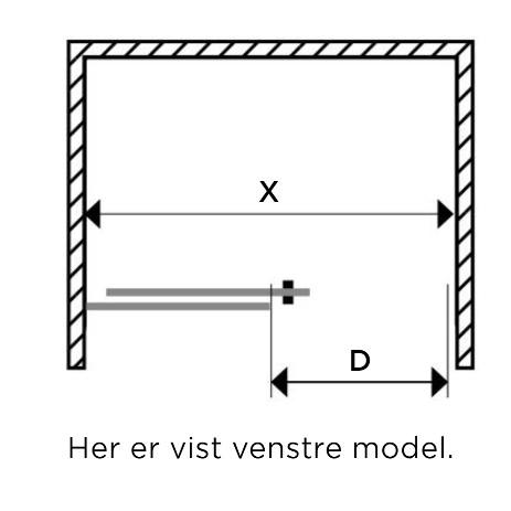 Str&oslash;mberg Slide 22 skyded&oslash;r nichel&oslash;sning - Valgfri glas og farve