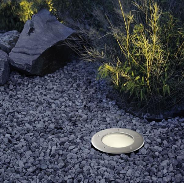 Eglo Riga udend&oslash;rslampe til nedbyg - Rustfrit st&aring;l