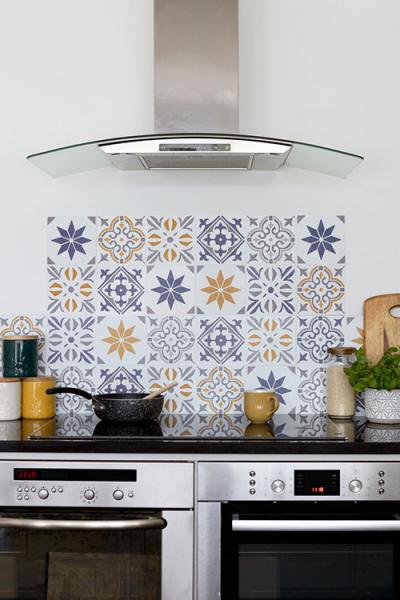 D-C-fix selvklæbende fliser til væg - Cubia blue D-C-fix selvklæbende fliser til væg - Cubia blue