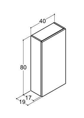 Dansani Luna Urban overskab - Venstreh&aelig;ngslet - Gr&aring; mat
