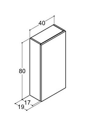 Dansani Luna Urban overskab - Venstreh&aelig;ngslet - Hvid mat
