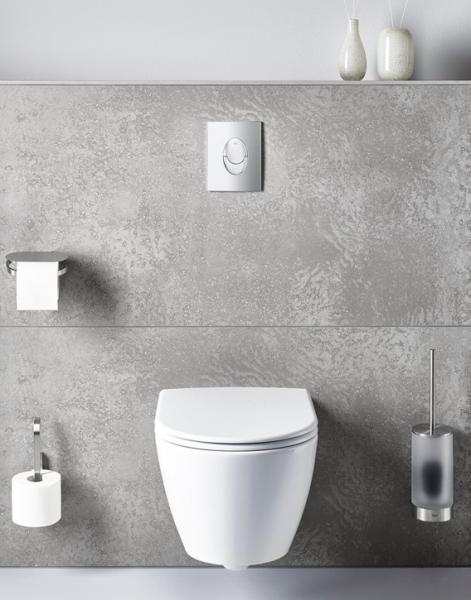 Grohe Essence Rimless toiletpakke inkl. sæde m/soft-close, cisterne og krom betjening Grohe Essence Rimless toiletpakke inkl. sæde m/soft-close, cisterne og krom betjening