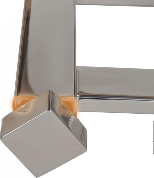 Kriss Luna h&aring;ndkl&aelig;det&oslash;rrer - 50X100 cm - Poleret rustfrit st&aring;l