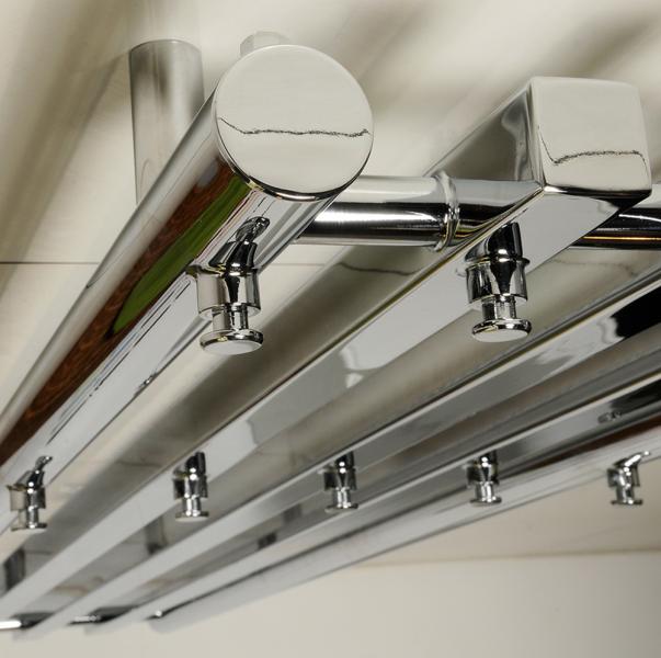 Kriss Zenit håndklædetørrer - 27x142 cm - Krom Kriss Zenit håndklædetørrer - 27x142 cm - Krom