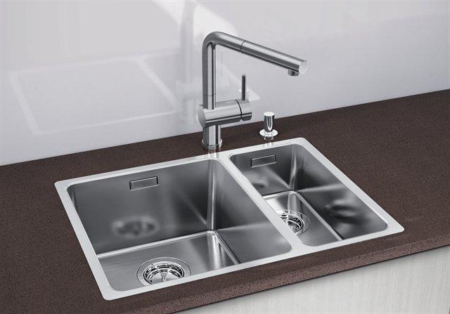 Blanco Andano 340/180-IF/N UXI k&oslash;kkenvask - H&oslash;jrevendt - Rustfrit st&aring;l