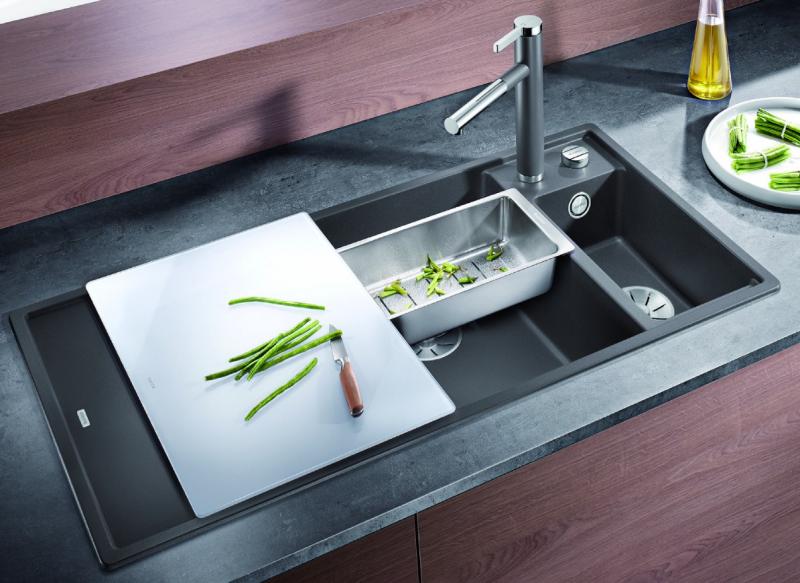 Blanco Axia III 6 S k&oslash;kkenvask - H&oslash;jre - Antracit