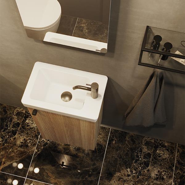 Dansani Micro Larghetto 43 håndvask t/møbel - 1 hanehul Dansani Micro Larghetto 43 håndvask t/møbel - 1 hanehul