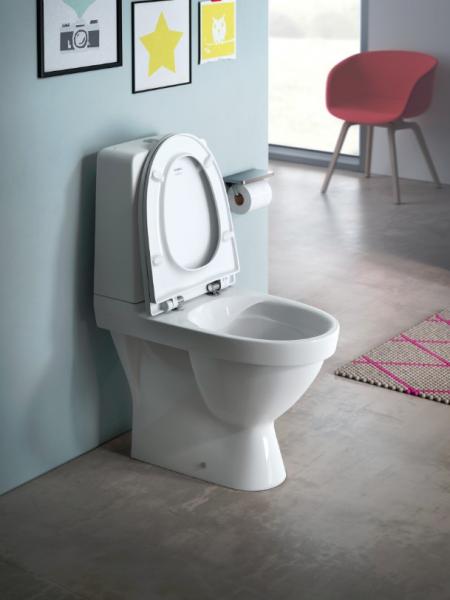 Laufen Kompas Rimless toilet m/skjult S-l&aring;s