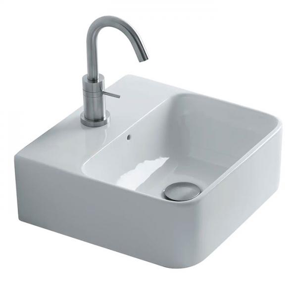 Lavabo Axa 1020 35 h&aring;ndvask t/v&aelig;g eller bord - 1 hanehul