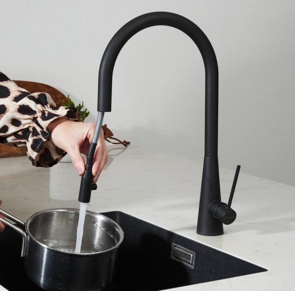 Cass&oslash;e Newform Conico k&oslash;kkenarmatur m/udtr&aelig;k - Gunmetal