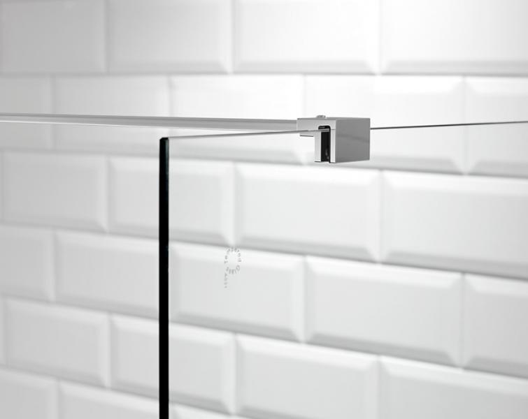 Alterna Vetro fast brusev&aelig;g 70x200 m/ EasyClean - Klar/Krom