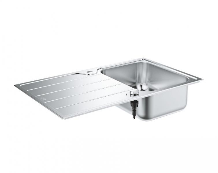 Grohe K500 45-S køkkenvask m/afløbsbakke i rustfrit stål Grohe K500 45-S køkkenvask m/afløbsbakke i rustfrit stål