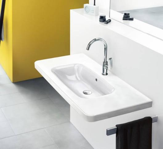 hansgrohe Logis 210 h&aring;ndvaskarmatur m/svingtud u/bundventil - Krom